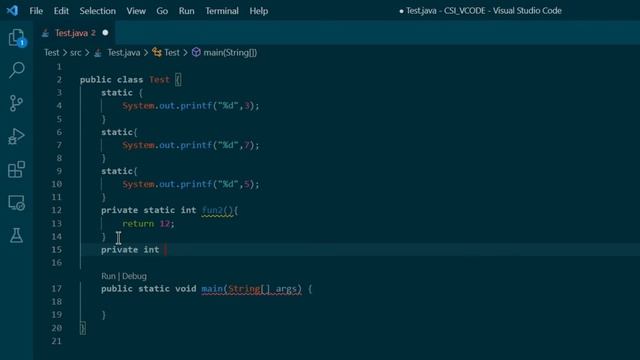 STATIC BLOCK - JAVA | V-CODE | CSI | VIT-AP смотреть онлайн
