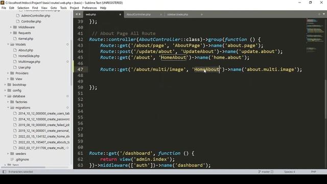 Laravel 9 Project #47 | Backend Add Multi Image in About Page Part 1 смотреть онлайн
