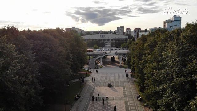 Калининград. Красивое видео с квадрокоптера. Полетай вместе с птицами. Осень 2021. смотреть онлайн