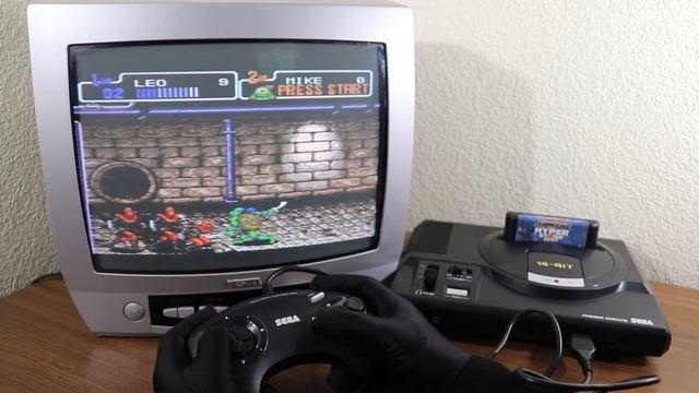 Картридж Sega (Teenage Mutant Ninja Turtles – The Hyperstone Heist) смотреть онлайн