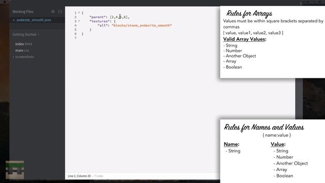 JSON Basics For Minecraft! (Custom Models Tutorial) смотреть онлайн