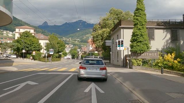 Driving Switzerland ?? | Vevey-Montreux-Villeneuve 4K Scenic Drive