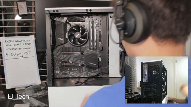 Upgrading to Ryzen - LIVE PC Build (Beverly PC) смотреть онлайн