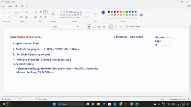 SELENIUM with JAVA (8 Weekends Batch) tutorials || by Ms. Harshil On 25-03-2023 @10AM IST смотреть онлайн
