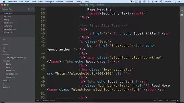 089 Inserting the post image and displaying it PHP Full Course 2021 смотреть онлайн