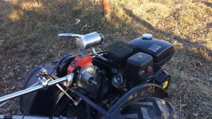 Мотоблок из раздатки от Нивы, тест  драйв.