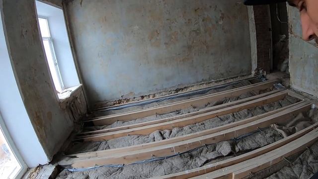 Реконструкция деревянного перекрытия. смотреть онлайн