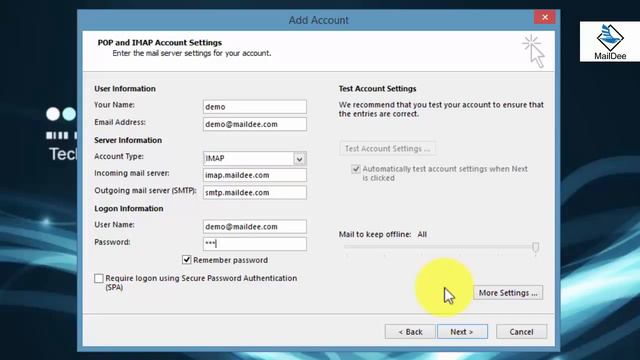 [MD] How to add account on MS Outlook (IMAP) смотреть онлайн