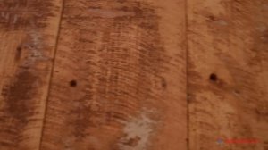 Снятие краски и шлифовка дощатого пола!