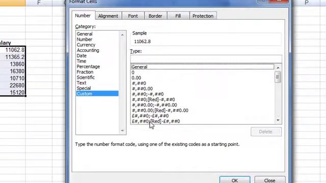 AM 4113 Custom number formats Microsoft Excel 2007 ECDL Advanced ITQ3 смотреть онлайн