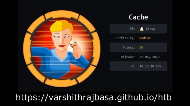 HackTheBox Cache Walkthrough смотреть онлайн