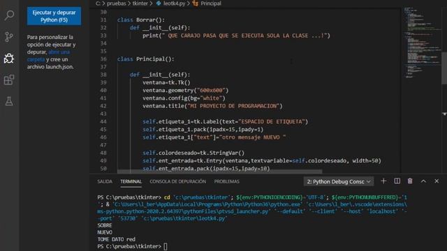 PYTHON - TKINTER: apertura de imagen en ventana. смотреть онлайн