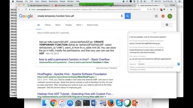Big Data Engineer immersion - Class 16 - Hive Functions смотреть онлайн