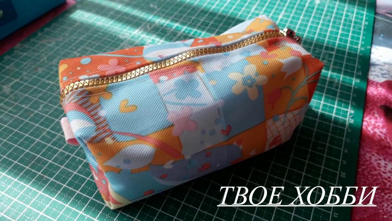 DIY.Как сшить пенал своими руками в школу. МК Натальи Казаковой. смотреть онлайн