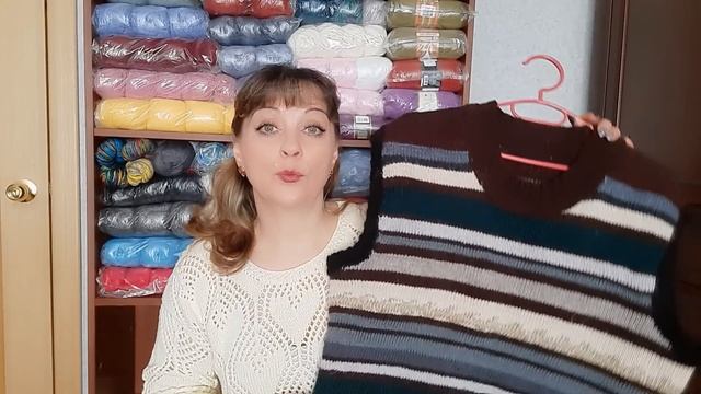 Вязальный влог//готовая работа/новые проекты. смотреть онлайн