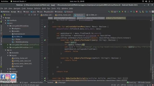 Curso Android con Kotlin: Ejercicio practico - Aplicación de noticias - XII #29 смотреть онлайн
