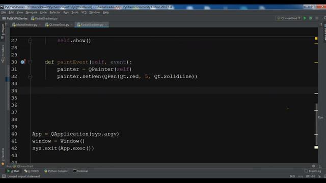 Introduction To PyQt5 QRadialGradient Color смотреть онлайн