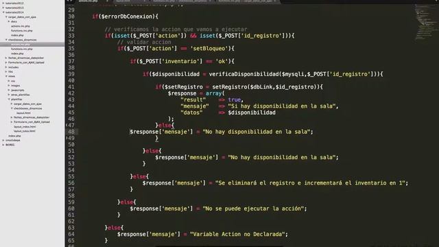 jQuery Checkbox con AJAX y PHP - Bloqueo y afectación de inventario смотреть онлайн