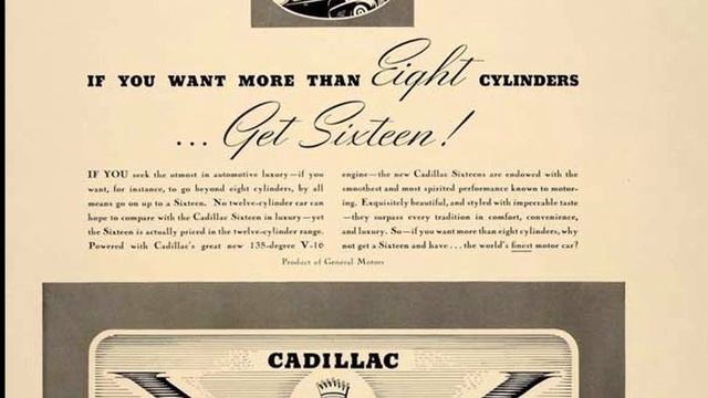 Cadillac V16: первый в мире 16-цилиндровый