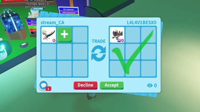 TRADING NEW VAMPIRE DRAGON IN ADOPT ME! смотреть онлайн
