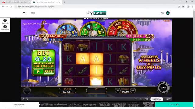AGE OF THE GODS WHEELS OF OLYMPUS SLOT WITH SASSY BONUS ROUND смотреть онлайн