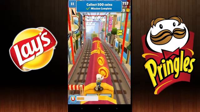 SUBWAY SURFERS С ЭКРАНА ANDROID (2014) смотреть онлайн