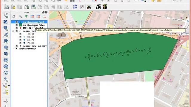 Из Google My Maps через kml в QGIS и потом в shp смотреть онлайн