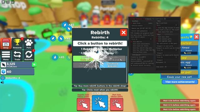 [UPDATED] ROBLOX | Clicker Simulator Script Hack/GUI | Auto Farm + Auto Eggs | *PASTEBIN 2022* смотреть онлайн
