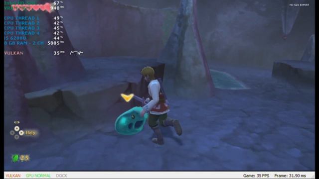 The Legend of Zelda Skyward Sword HD Yuzu Intel HD 520 | i5 6200u | Yuzu 1879 Hades смотреть онлайн