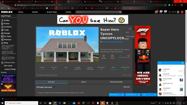 Best Roblox UNCOPYLOCKED Games смотреть онлайн