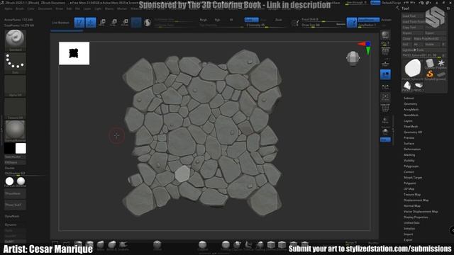 Creating a Stylized Environment Inspired by HotS: Part 3 [FREE GAME ART TUTORIAL] смотреть онлайн