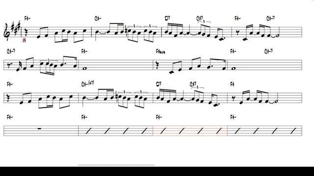 Ain't No Sunshine - Bill Withers 1971 (Tenor Sax Bb) [Sheet music] смотреть онлайн