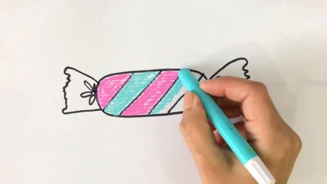 How to draw candy\ Как нарисовать конфету смотреть онлайн