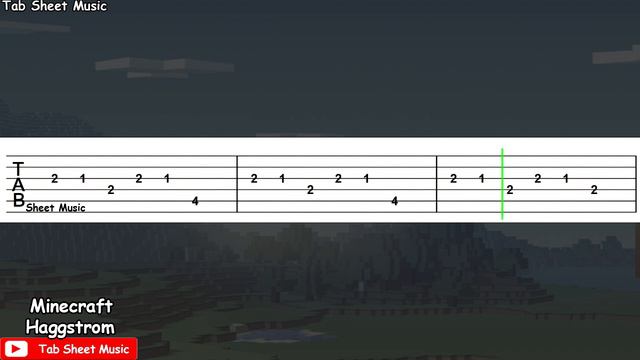 Minecraft - Haggstrom C418 Guitar Tutorial