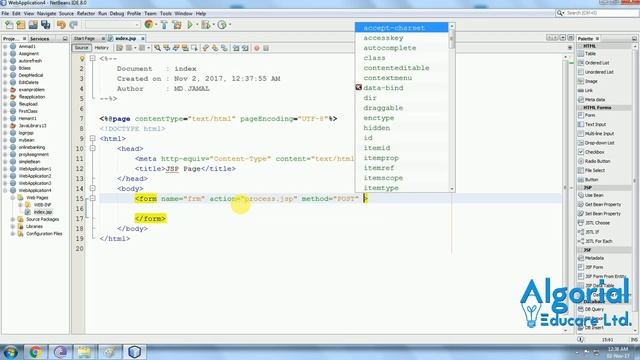 How to Upload File in JSP using Netbeans in Hindi Part - I смотреть онлайн