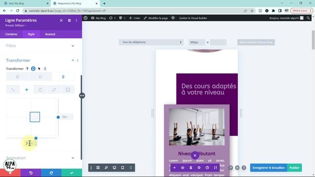 Créer un site web WordPress Divi parfaitement responsive   ??