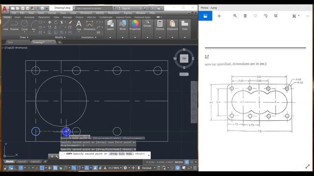 Example: 17 Drawing Tutorial for Beginners Using Basic Commands (Part 2)| AutoCAD 2019 смотреть онлайн