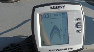 Эхолот Lucky FF918-180S тест на воде.