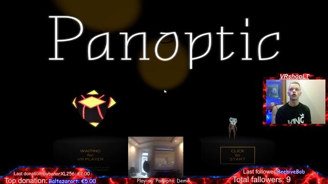 First HTC vive/PC game. Can you find me? Panoptic demo смотреть онлайн