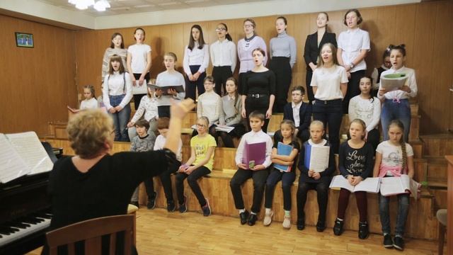 Открытый урок старший хор школы Ф. Листа. Тамара Шевченко. смотреть онлайн