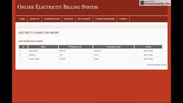 Electricity Billing System | PHP and MySQL Project Source Code | PHP MySQL CRUD Project смотреть онлайн