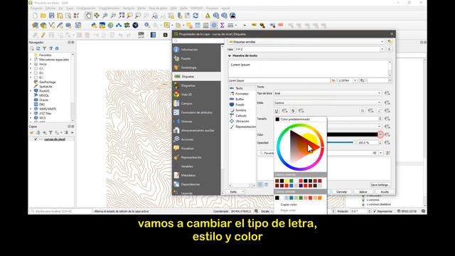 Cartas Nacionales - Curvas de Nivel de Shapefile a AutoCAD con elevación 3D смотреть онлайн