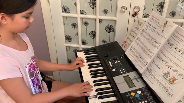 Kaelani Becker age 9. Practicing the scale.... смотреть онлайн