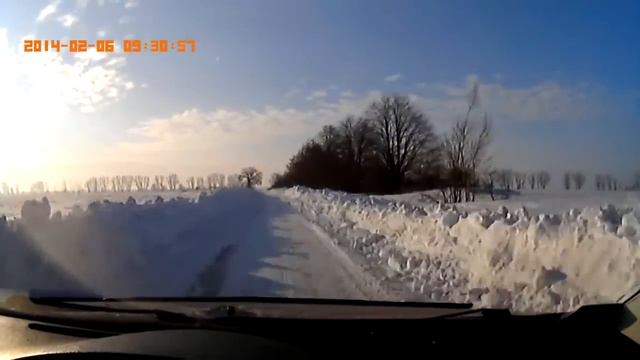 Geely MK Cross.Дорога.Зима 2014.Сокаль-Переспа смотреть онлайн