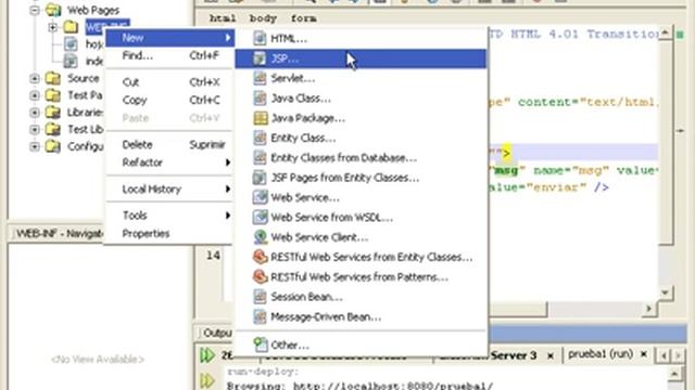 Oracle Netbeans 6.9.1, aplicacion servlet version 1 смотреть онлайн
