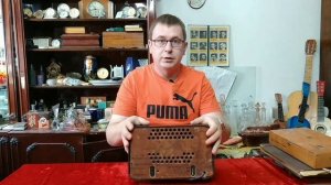 Радиоприемник Москвич/50е годы СССР/Обзор/