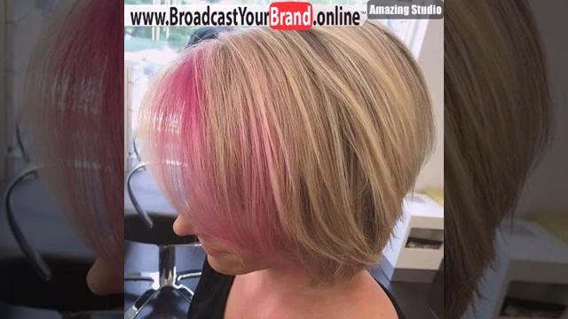 ☆ Blonde Bob With Pin Peekaboo Highlights In Bangs ☆ Style смотреть онлайн