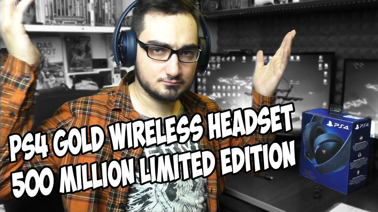Мнение о гарнитуре Sony Gold Wireless Headset 500 Million Limited Edition