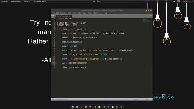 Build A Communication System Between Server and Client Machine | Python Fun Stuff | In Bengali смотреть онлайн