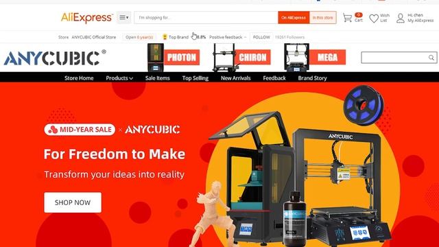 Buy 3D printer? It's AliExpress mid-year shopping festival. Anycubic deals help you to save. смотреть онлайн